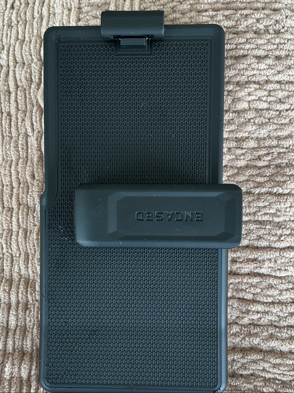 Black Clip-On Phone Holster Case by encased